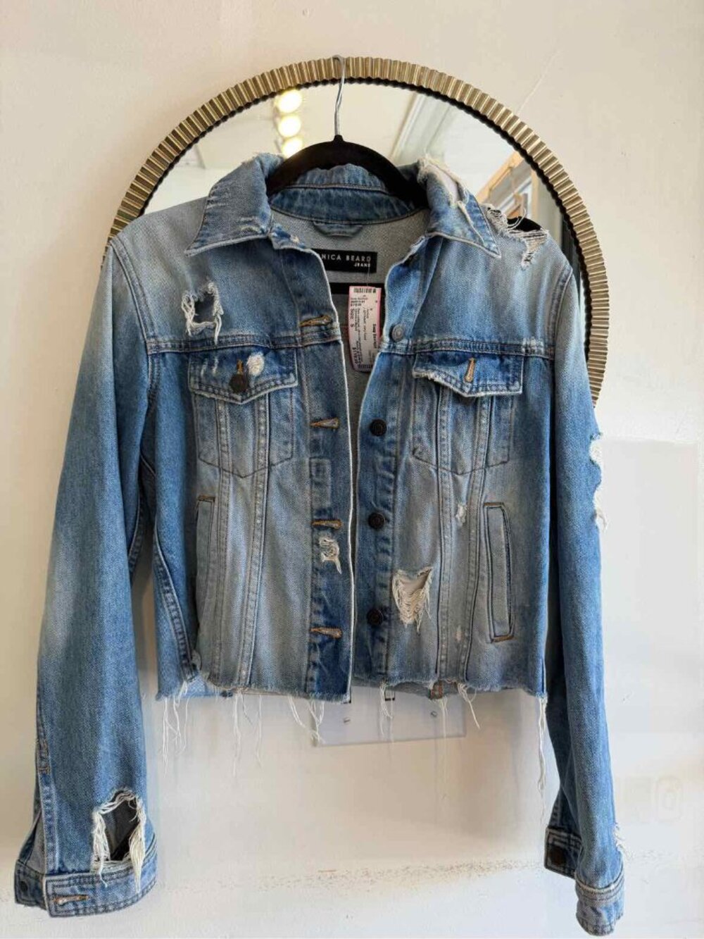 Veronica Beard Light Wash Size S Jacket - Picture 3 of 5
